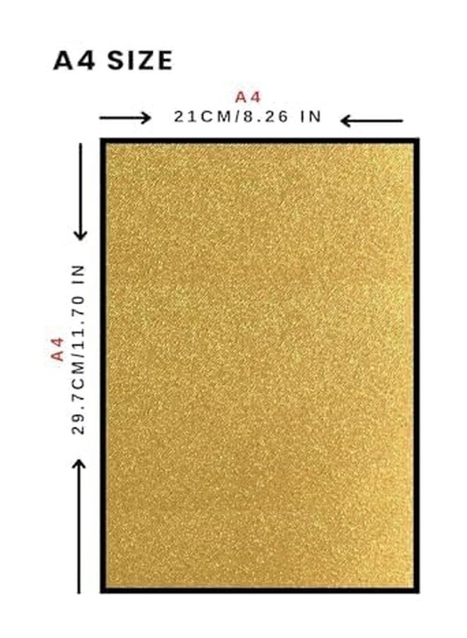GMP A4 Golden/Silver Momento Sheet (2 in 1) Sticker Paper for Trophy -100 Sheet - Image 2